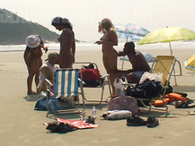 Farofa naturista - Flagras na Praia