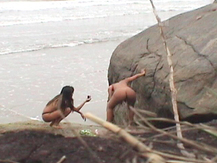 Making off voyeur - Flagras na Praia