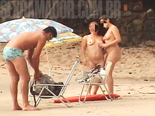 Gostosas do naturismo - Flagras na Praia