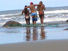 Intruso de sorte - Flagras na Praia